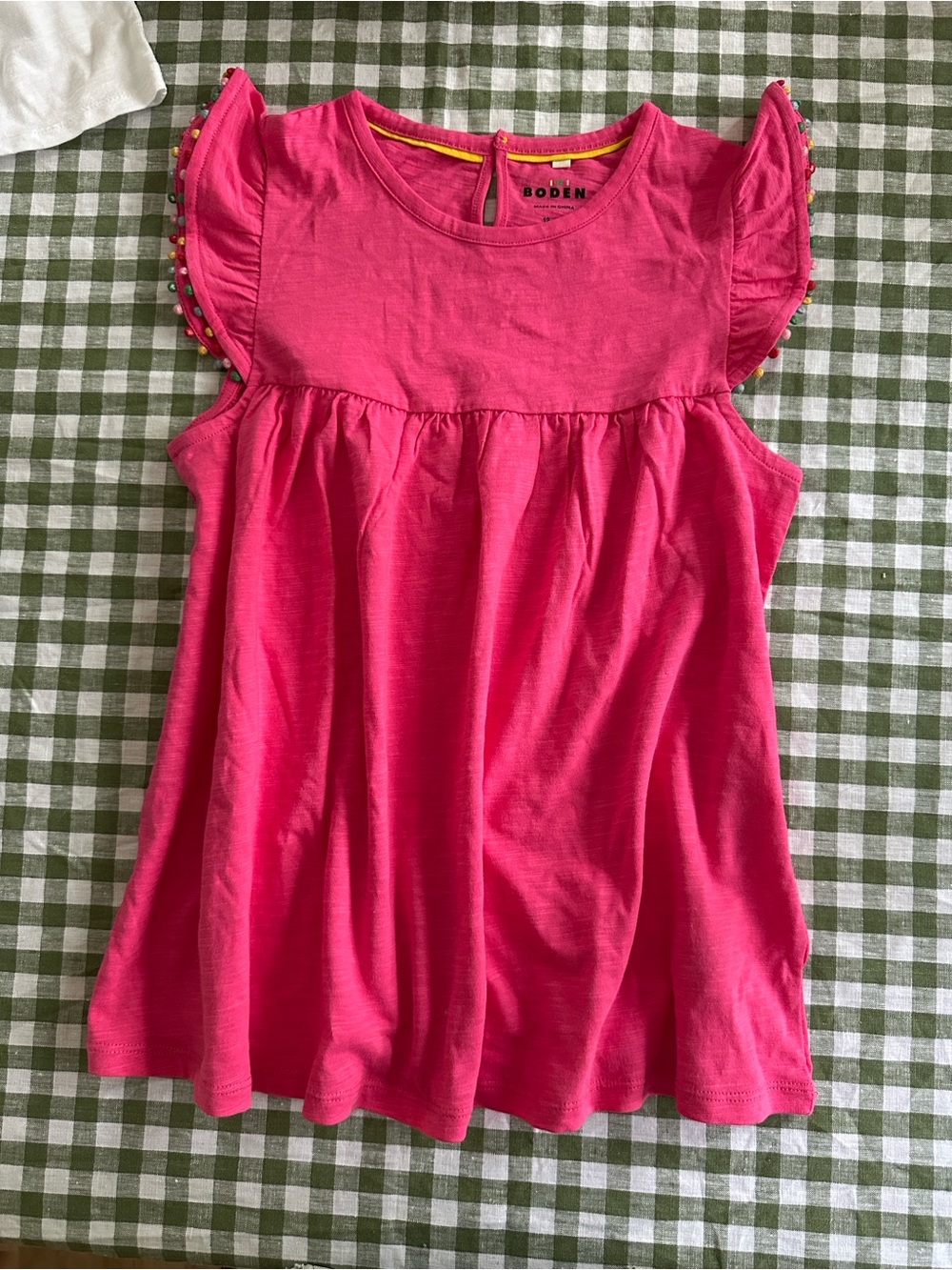 Mini Boden Girls Short Sleeve Dresses & Tees in Pink, Hot Pink, Purple, White - Picture 3 of 9